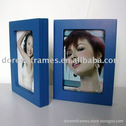 Hot magnet double sided wooden photo frame picture frame ideal advertising gift